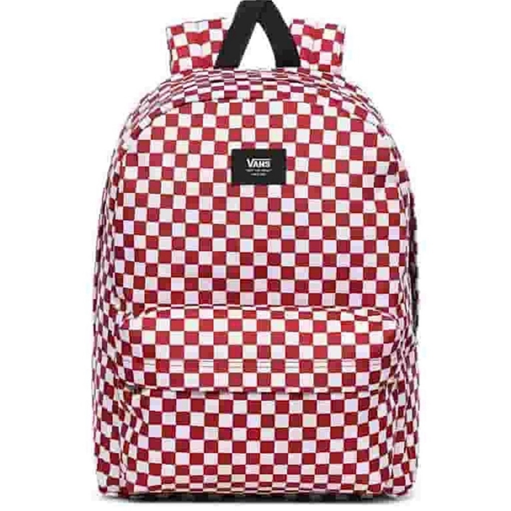 NWT Vans Men's Old‎ Skool III Backpack Rucksack, Chili Pepper Checkerboard
